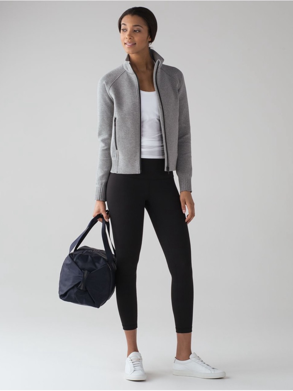 Lululemon NTS Jacket Heathered Medium Grey / Black 6
